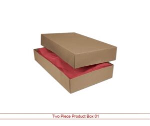 two piece product box